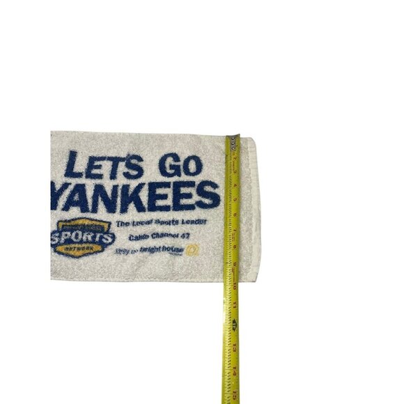 VTG. New York Yankees Golf Towel Advertisement Giveaway Let’s Go Yankees - Picture 3 of 5